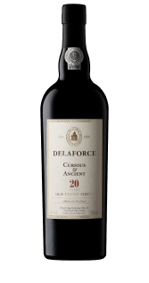 bottle of delaforce tawny 20 year old port wine