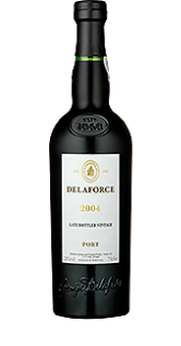 bottle of delaforce ruby late bottled vintage wine