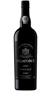 bottle of delaforce ruby vintage port wine