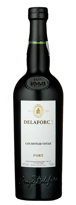 bottle of delaforce ruby late bottled vintage wine